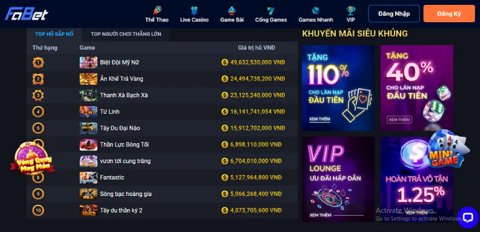 Trò chơi Baccarat tại 8us Nhà Cái